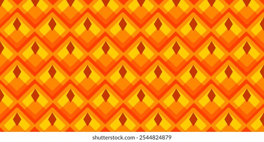 Ananas Hautmuster Hintergrund. Ananas-Schale, Vektorgrafik. sommerliche Ananas, Fruchthintergrund.