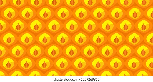 pineapple skin pattern background. Pineapple peel vector illustration. summer pineapple fruit background.