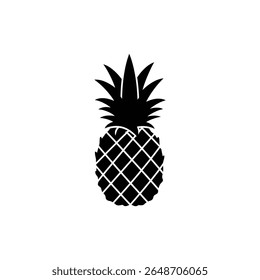Pineapple with Spiky Top for Tropical and Fresh Vibes