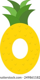 Pineapple swim rubber ring for kids