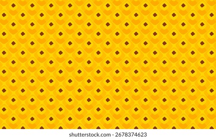 Pineapple texture Pattern Background. Pineapple Seamless Pattern. Tropical Fruit Peel Vector Background