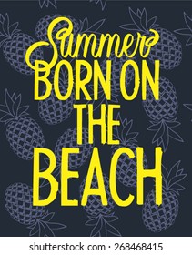 pineapple texture vector design