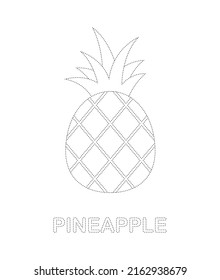 Hoja de cálculo de seguimiento de piña para niños