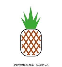 pineapple tropical and exotic fruit