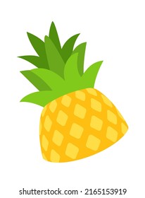 Fruta tropical de piña. Ilustración del vector