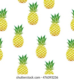 pineapple tropics - vector illustration