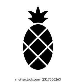 Pineapple Vector Glyph Icon For Personal And Commercial Use.
