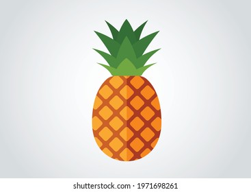 Pineapple vector good for food magazine, brochure, leaflet offers