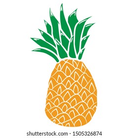 pineapple vector graphic clipart design