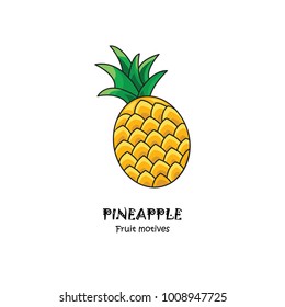 Pineapple vector icon