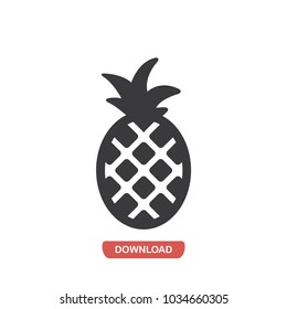 Pineapple vector icon
