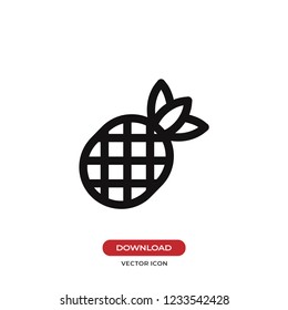 Pineapple vector icon