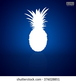 Pineapple Vector icon.