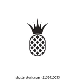 Pineapple vector icon ,illustration logo design template.