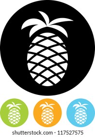 Pineapple - Vector icon isolated