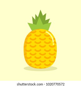 pineapple vector icon simple modern