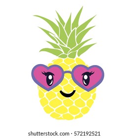 pineapple - vector illustration