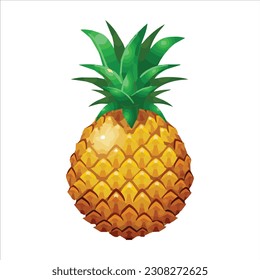 Pineapple vector illustration design art