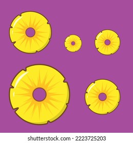 pineapple vector and illustration for graphic design and background