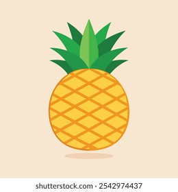 Pineapple vector illustration, pineapple icon, Pineapple fruit. Vector illustration cartoon icon