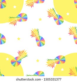 pineapple vector pattern graphic design