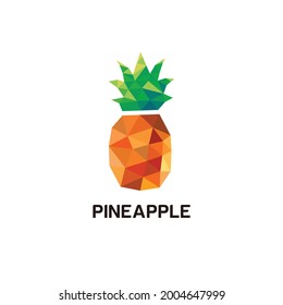 pineapple vector template logo .