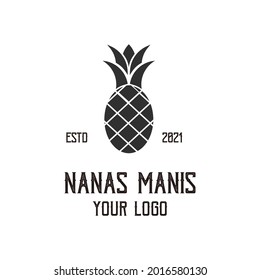 Vector de la ilustración de la cosecha de piña