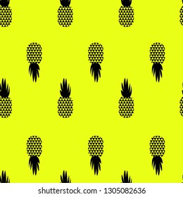 pineapple yellow pattern
