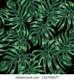 Pineapples  on a white background. Seamless vector pattern.