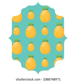 pineapples pattern design