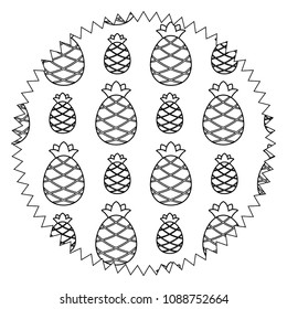 pineapples pattern design