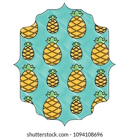 pineapples pattern design