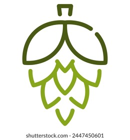 Pinecone Icon Illustration, for web, app, infographic, etc