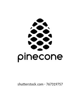 Pinecone logo design 