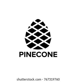 Pinecone logo design 