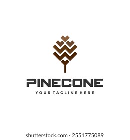 Pinecone logo design illustration vector, suitable for your design need, logo, illustration, animation, etc.