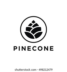 Pinecone logo vector