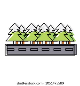 pines at the road icon