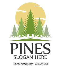 Pines template logo