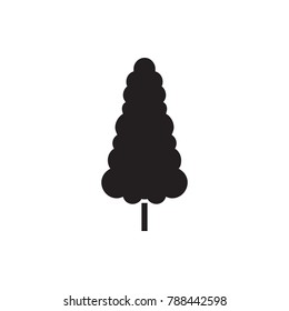 pine-tree icon illustration isolated vector sign symbol