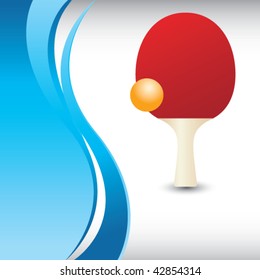 ping pong ball and paddle ad