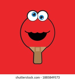 Ping Pong with cartoon style