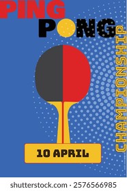 Ping pong championship, competition, sports poster, poster, sport, table tennis