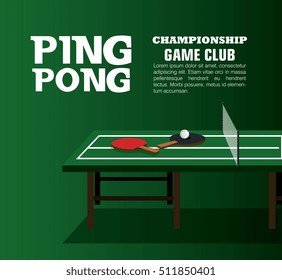 ping pong equipment sport