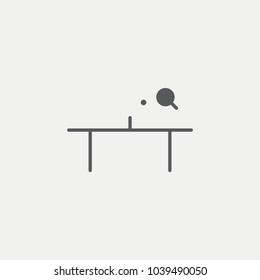Ping pong Flat Icon
