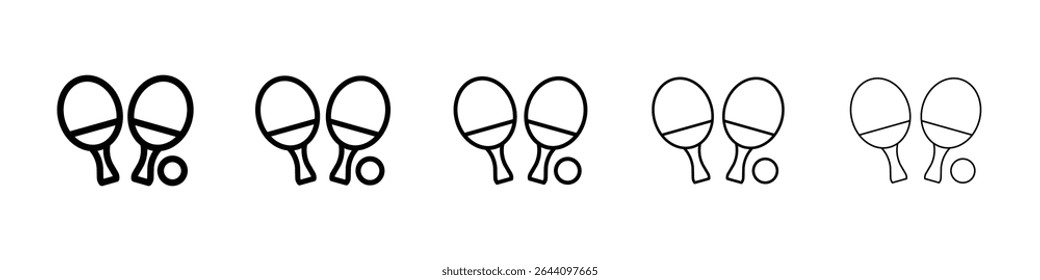 Ping pong icon concept. graphic design, logo, Web, UI.