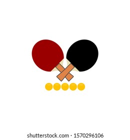  Ping Pong Icon design vector art