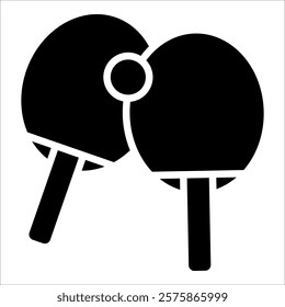 Ping Pong Icon Element For Design