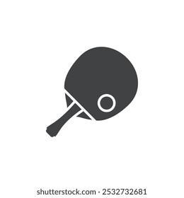 Ping pong icon flat and simple set design