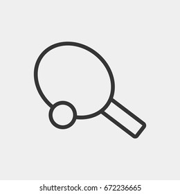 Ping pong  icon illustration isolated vector sign symbol